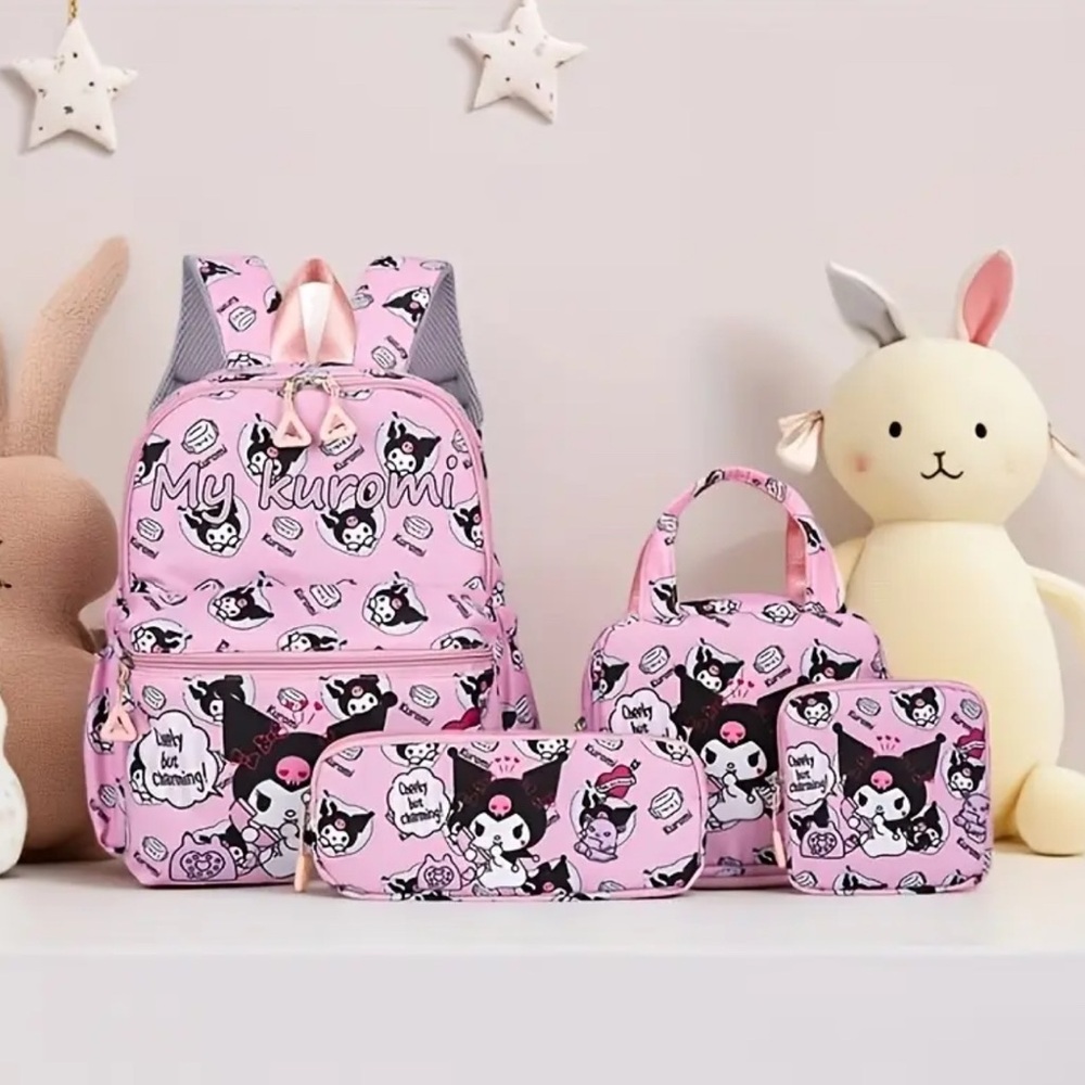 Hello Kitty Pink Backpack Set